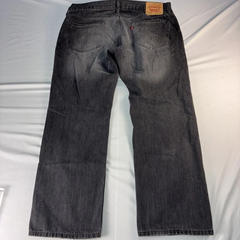 Levi’s Relaxed Straight 559 Dark Wash Jeans Men’s 36x30 Y2K - Picture 15 of 15